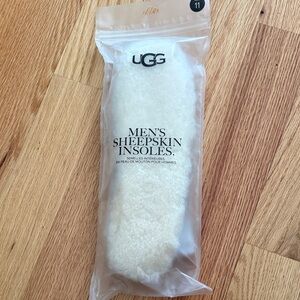UGG Men's Sheepskin Insoles in Cream Shearling